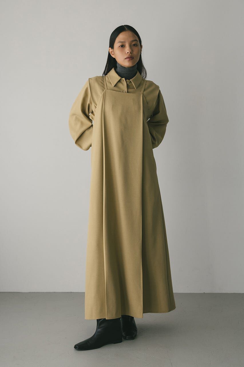 STYLEMIXER「2ピースシャツレイヤードワンピース」|ワンピース|