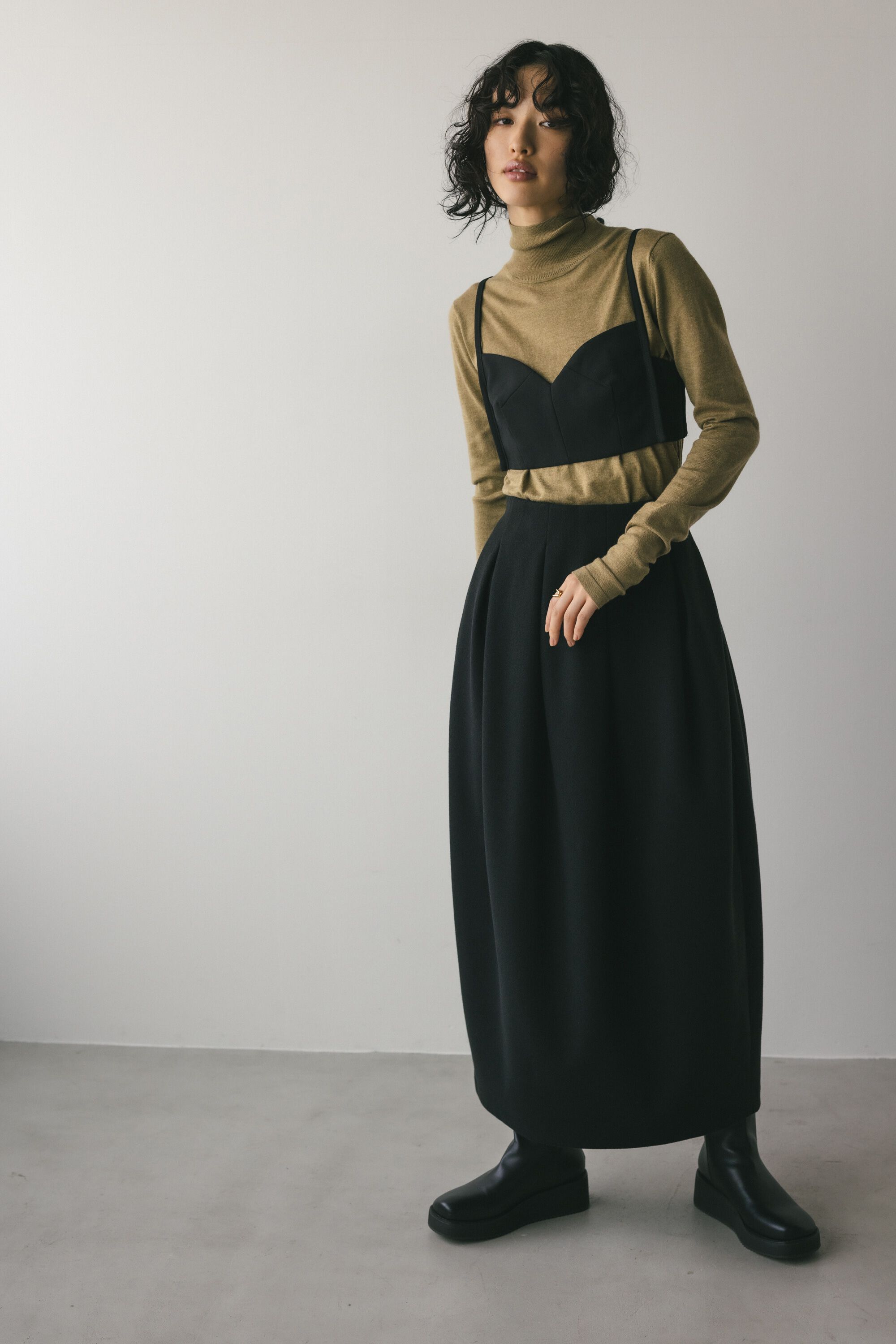 STYLEMIXER「カーブラインビスチェ」|その他|BLK