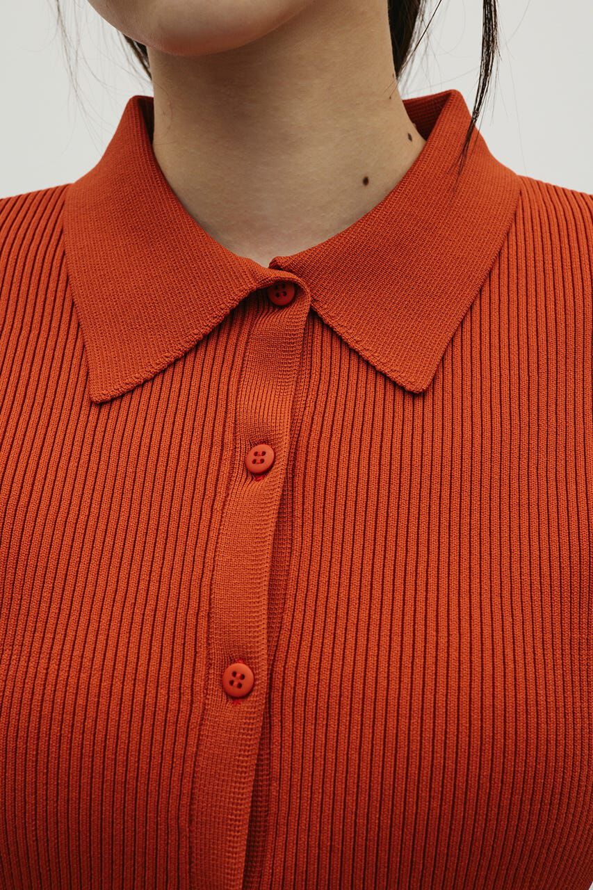 STYLEMIXER「2ピースハーフスリーブポロニットワンピース」|ワンピース|