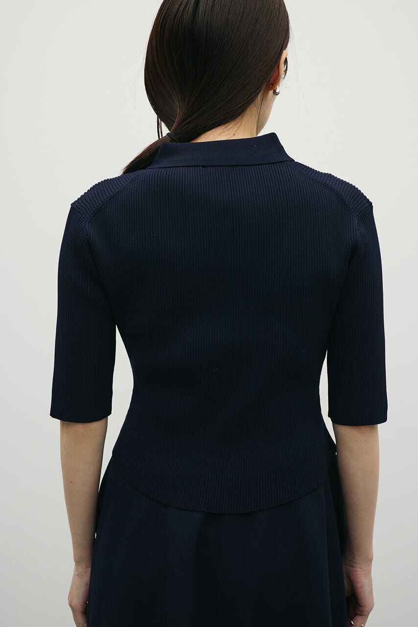 STYLEMIXER「2ピースハーフスリーブポロニットワンピース」|ワンピース|