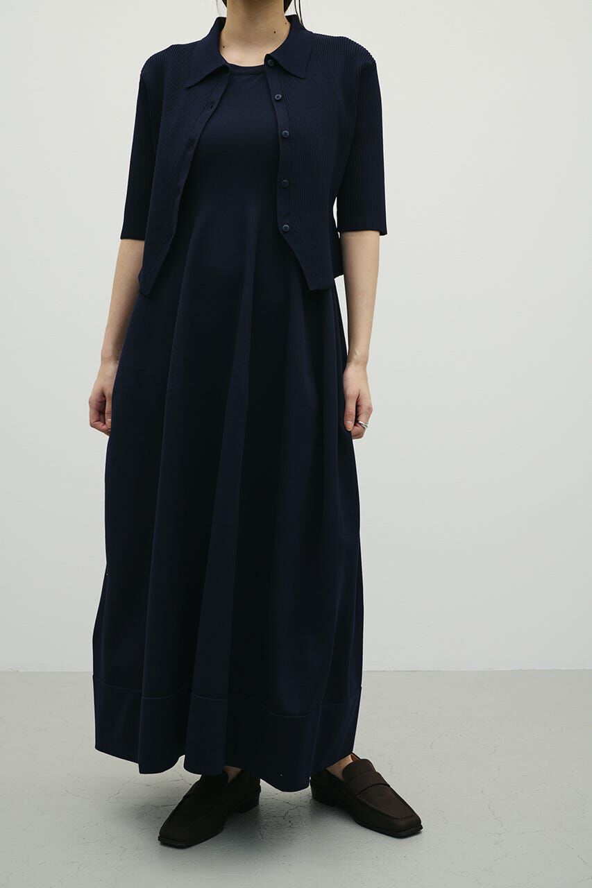 STYLEMIXER「2ピースハーフスリーブポロニットワンピース」|ワンピース|