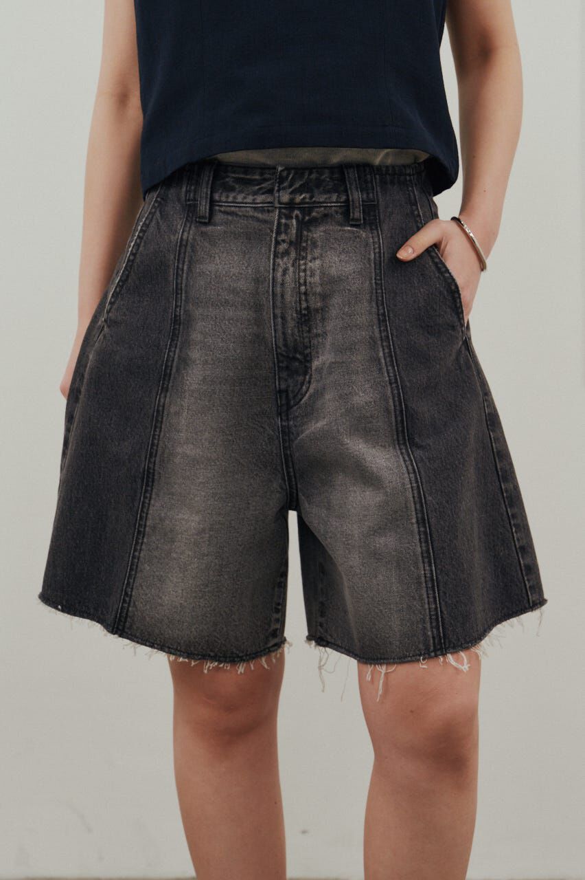 STYLEMIXER「カットオフハーフデニム」|デニム|