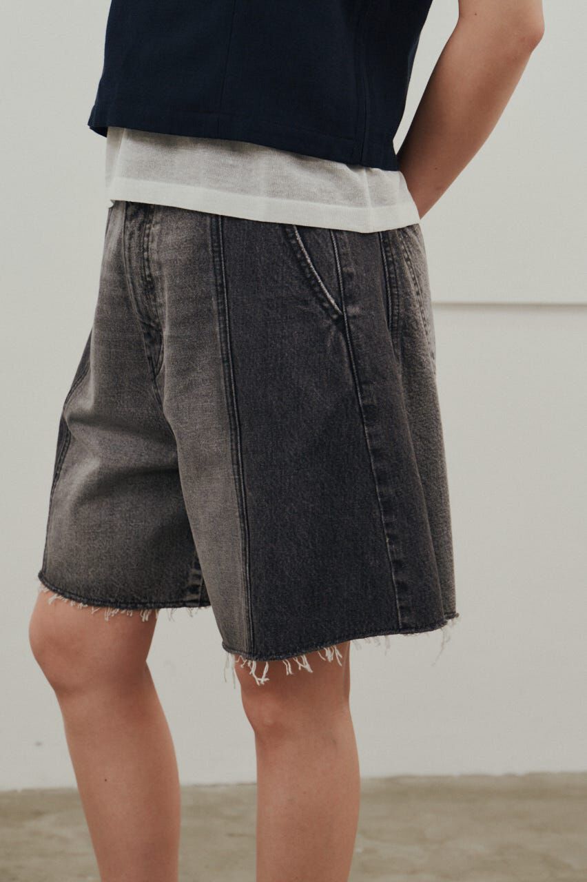 STYLEMIXER「カットオフハーフデニム」|デニム|