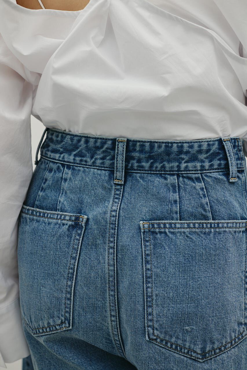 STYLEMIXER「カットオフハーフデニム」|デニム|