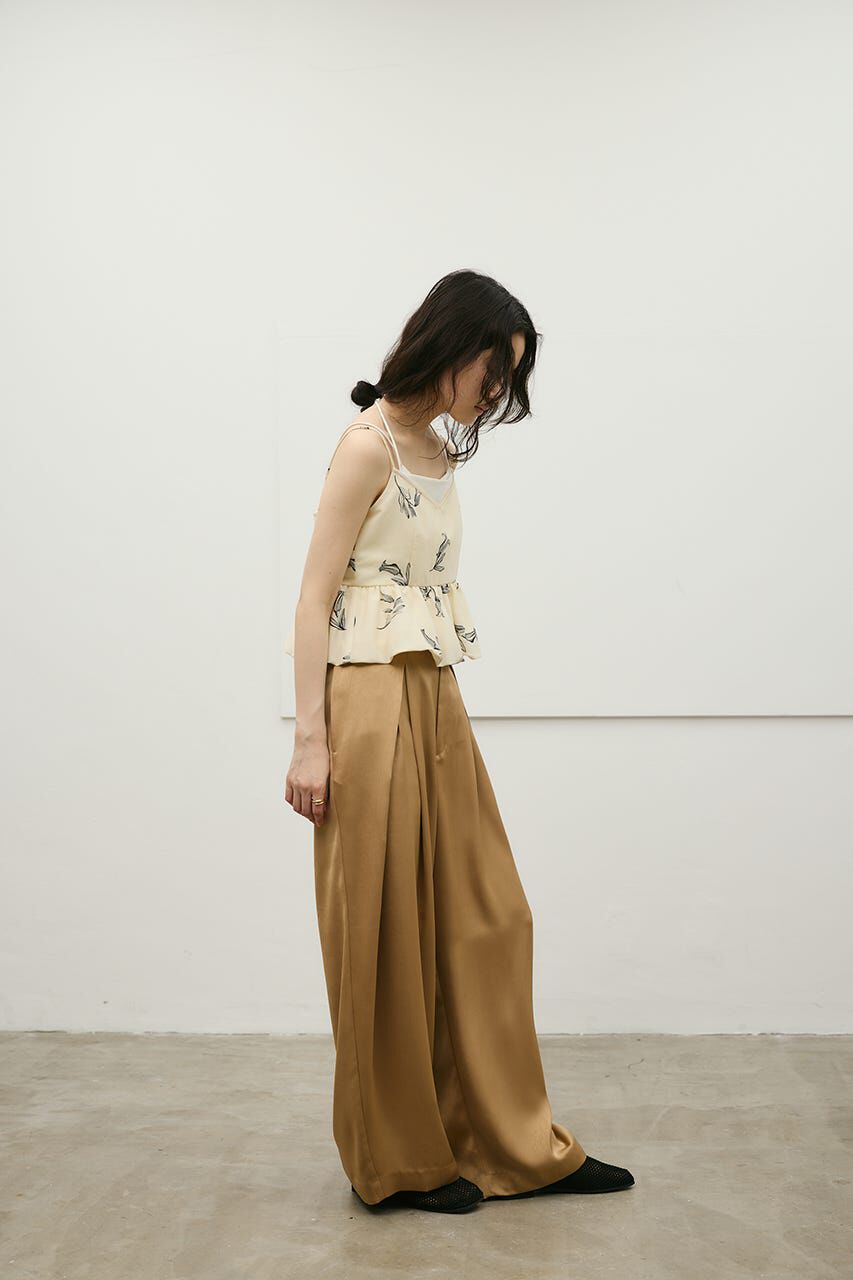STYLEMIXER「サテンラップワイドパンツ」|その他|