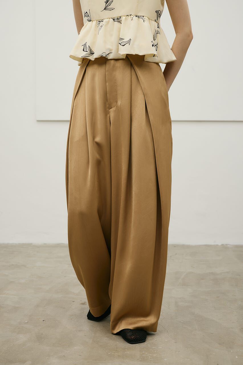 STYLEMIXER「サテンラップワイドパンツ」|その他|