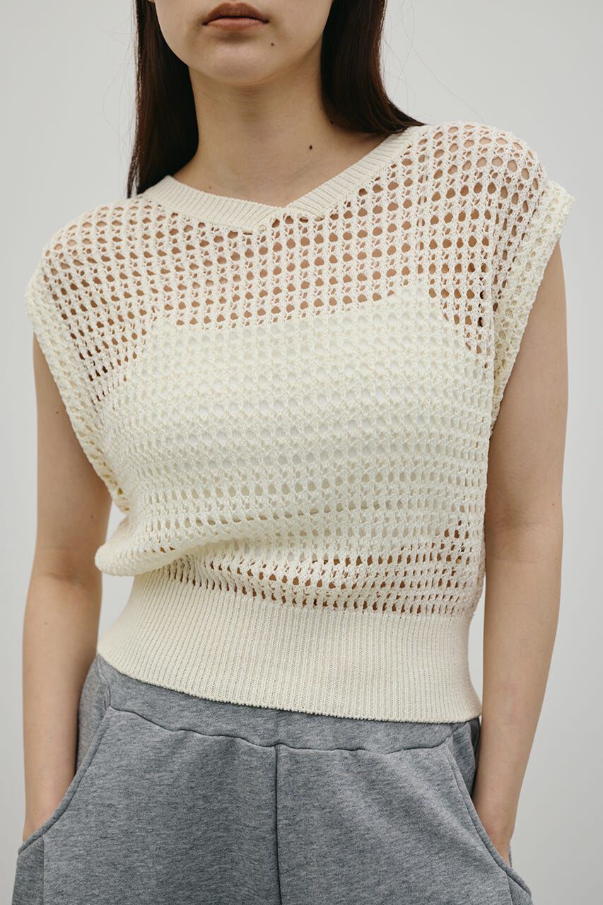 STYLEMIXER「2WAYクロシェニット」|タンクトップ|