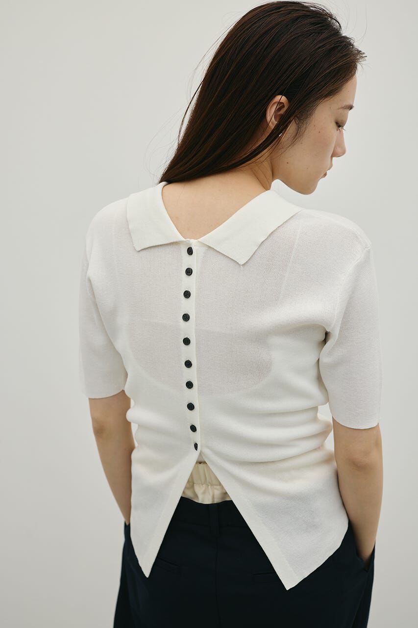 STYLEMIXER「2WAYカラーニットポロ」|ニット・セーター|