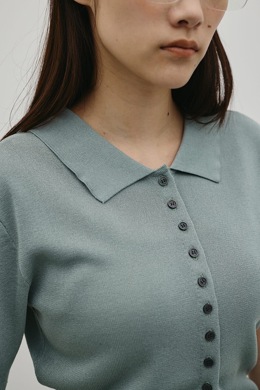 STYLEMIXER「2WAYカラーニットポロ」|ニット・セーター|