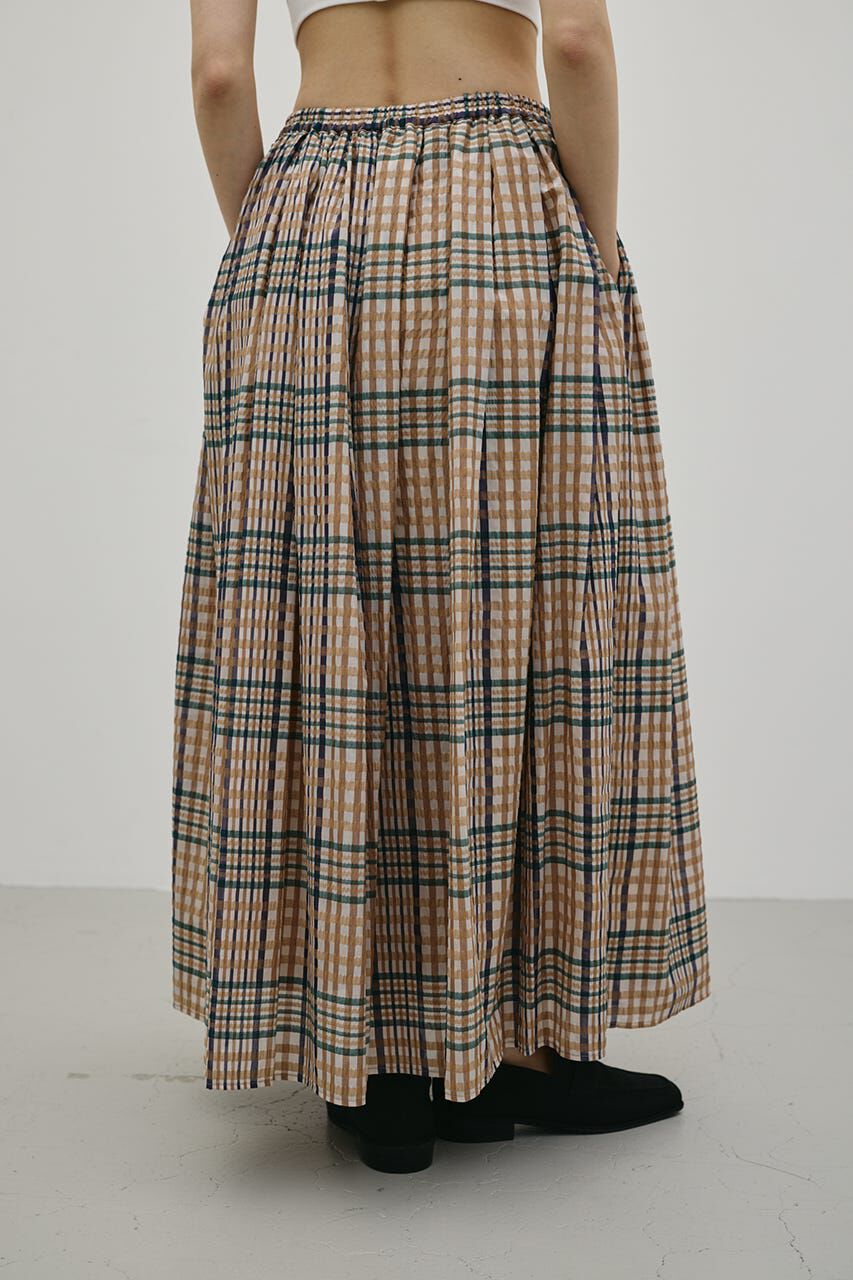 STYLEMIXER「シアーチェックスカート」|スカート|