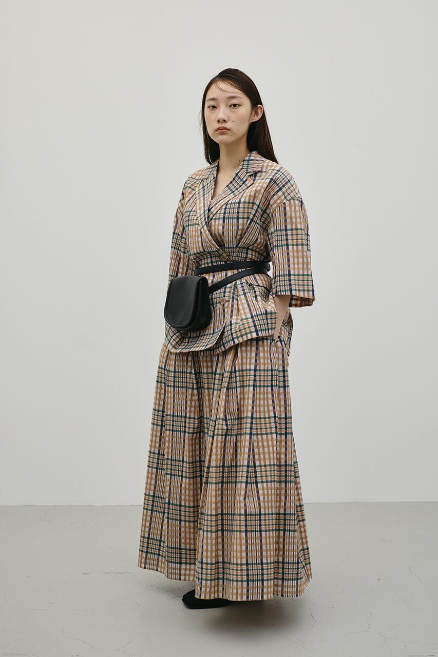 STYLEMIXER「シアーチェックスカート」|スカート|