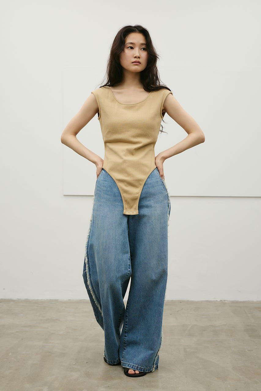 STYLEMIXER「バックオープンボディスーツ」|タンクトップ|