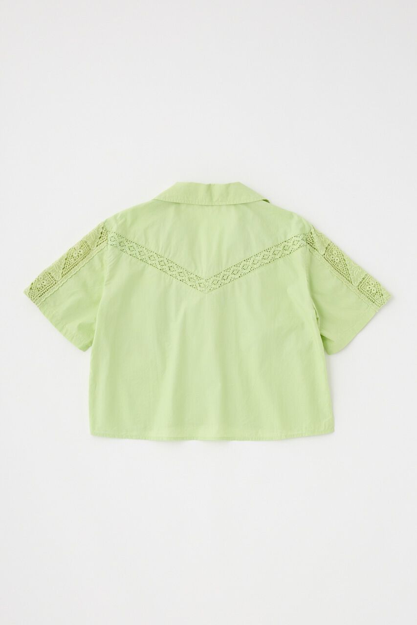 MOUSSY「CROCHET COMBI シャツ」|シャツ・ブラウス|