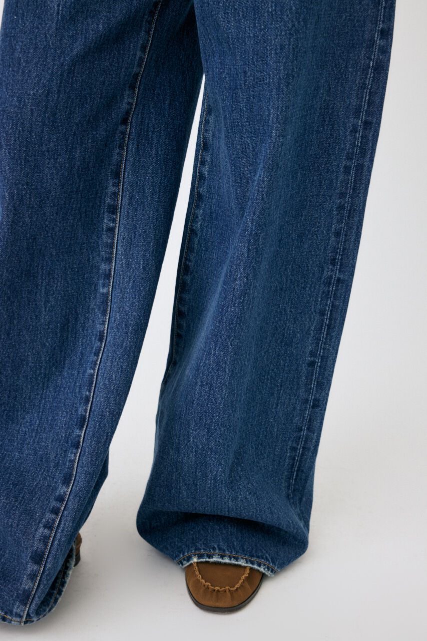 MOUSSY「BELT OFF ストレートデニム」|デニム|