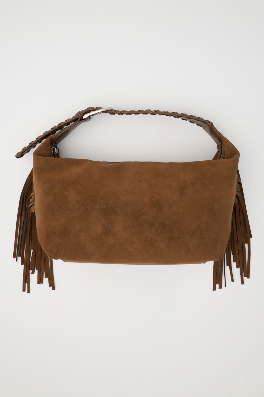 MOUSSY「SLOUCHY FRINGE トートバッグ」|その他|BRN