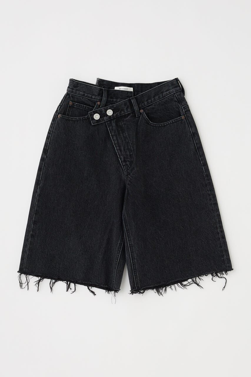 MOUSSY「CROSS WAIST HALF パンツ」|デニム|