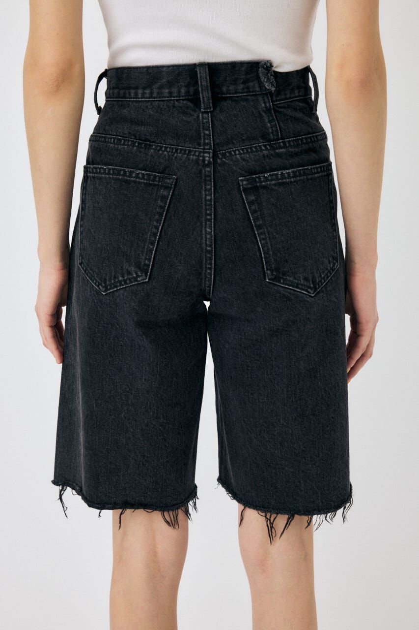 MOUSSY「CROSS WAIST HALF パンツ」|デニム|