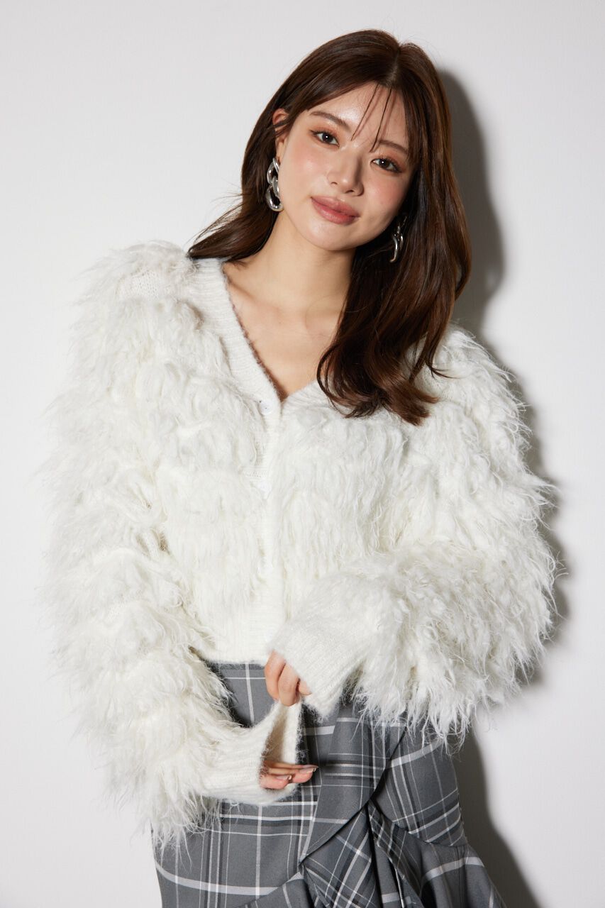 rienda「フリンジニットカーディガン」|カーディガン|