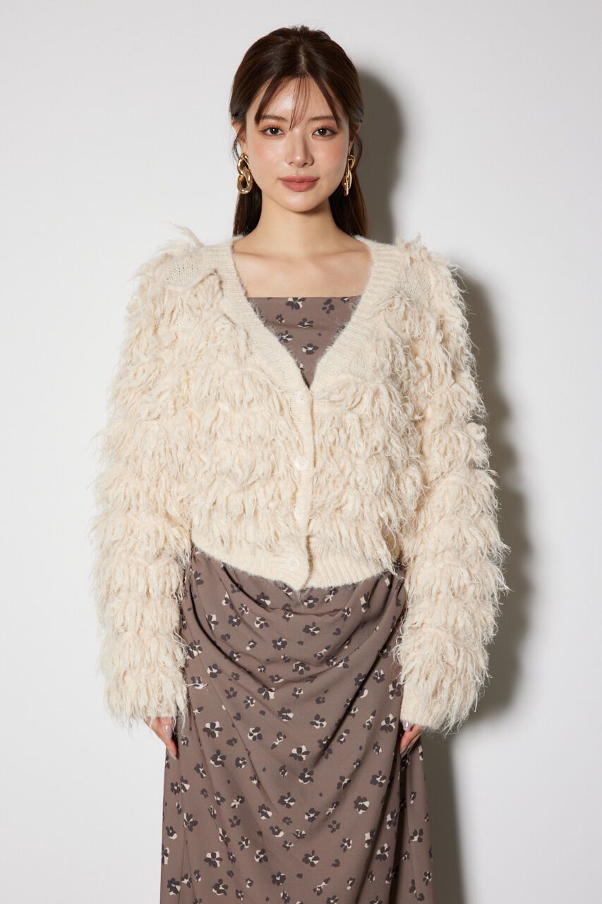 rienda「フリンジニットカーディガン」|カーディガン|