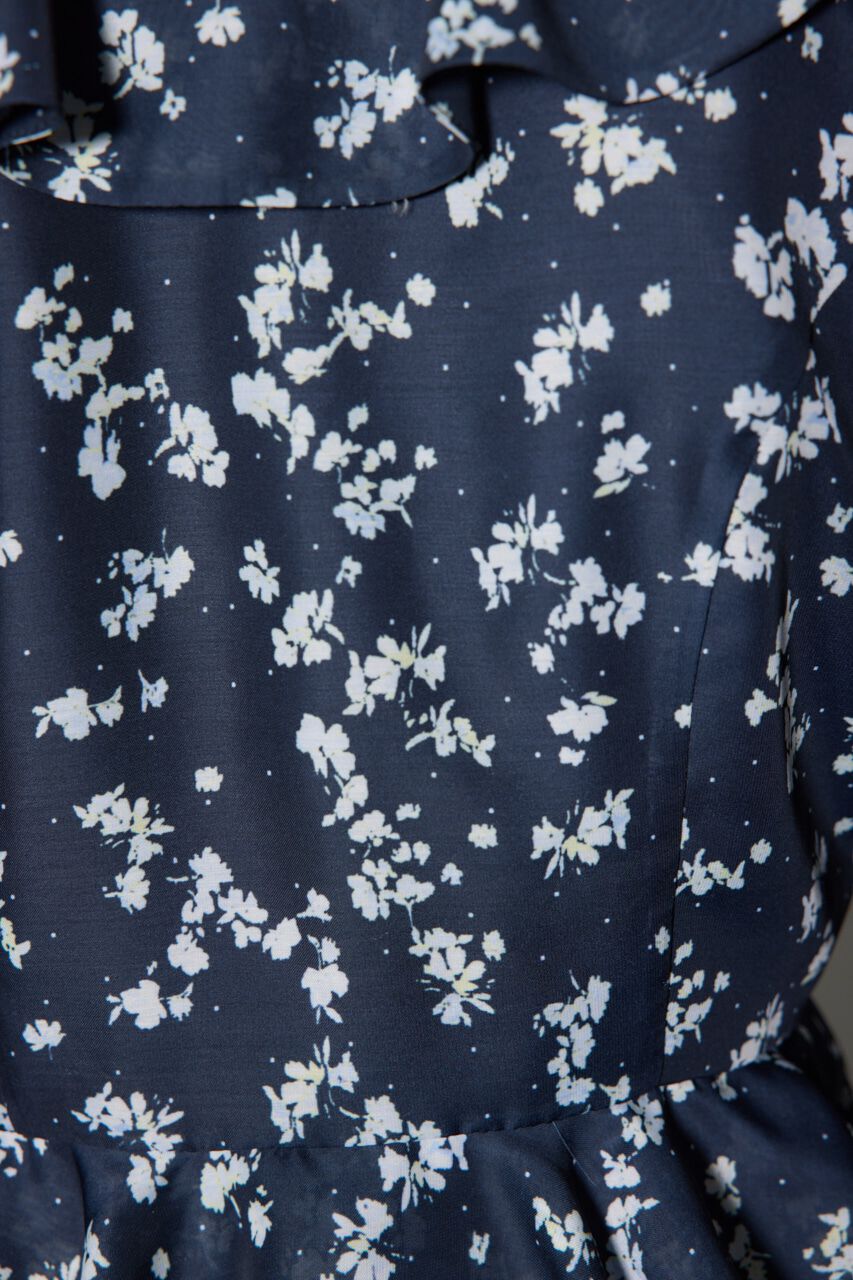 rienda「フロントフリルフラワーブラウス」|シャツ・ブラウス|