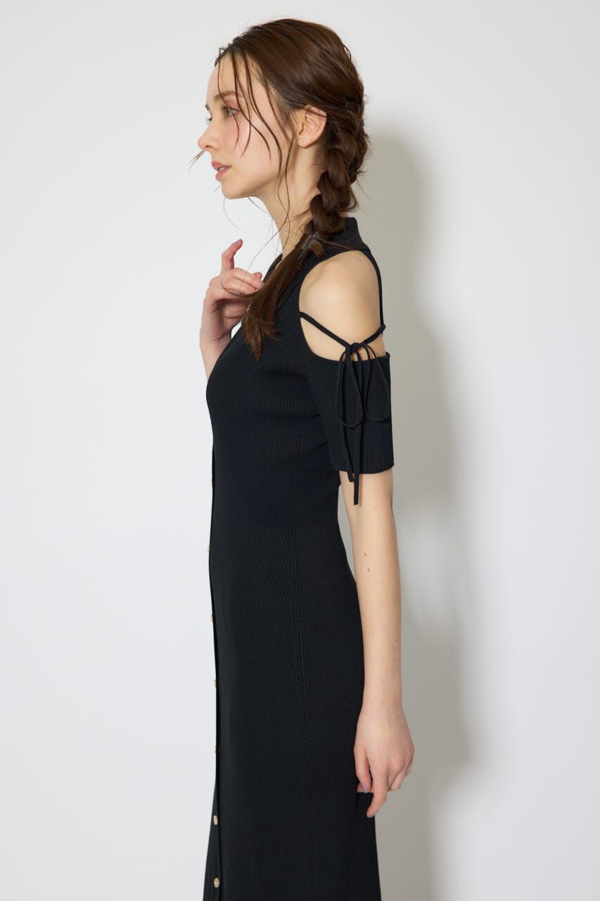 rienda「リボン付きアメスリニットワンピース」|ワンピース|