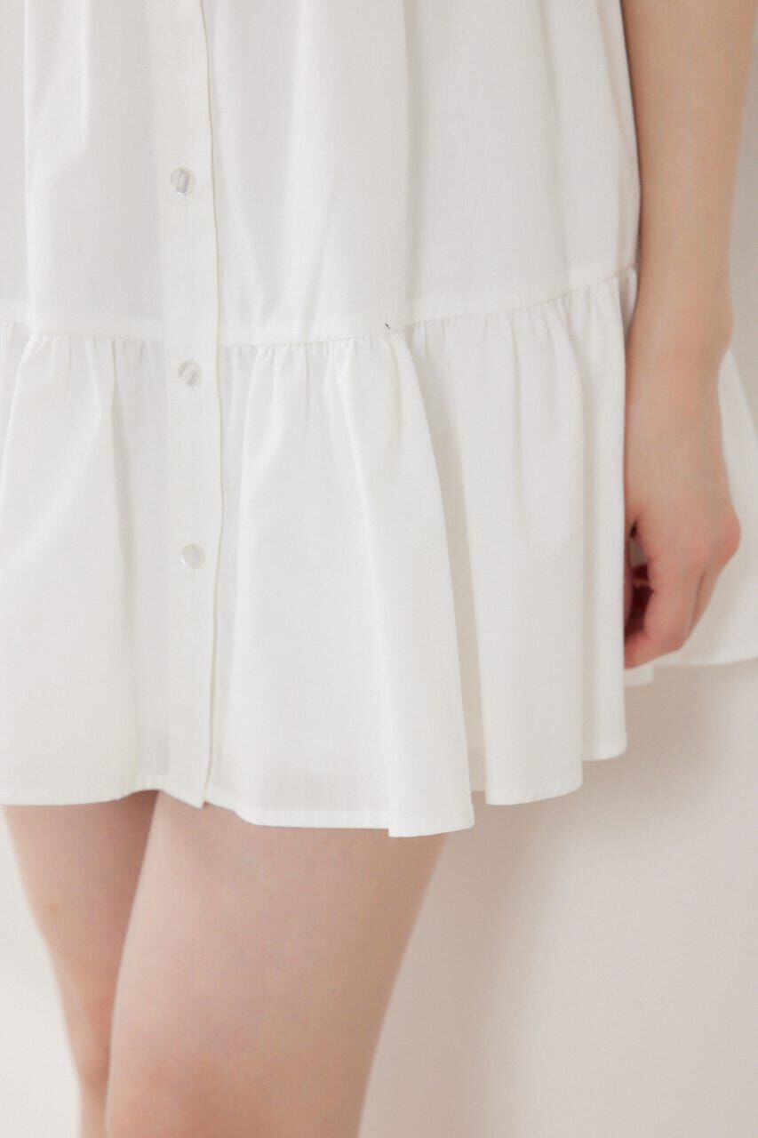 rienda「オフショルフリルティアードミニワンピース」|ワンピース|