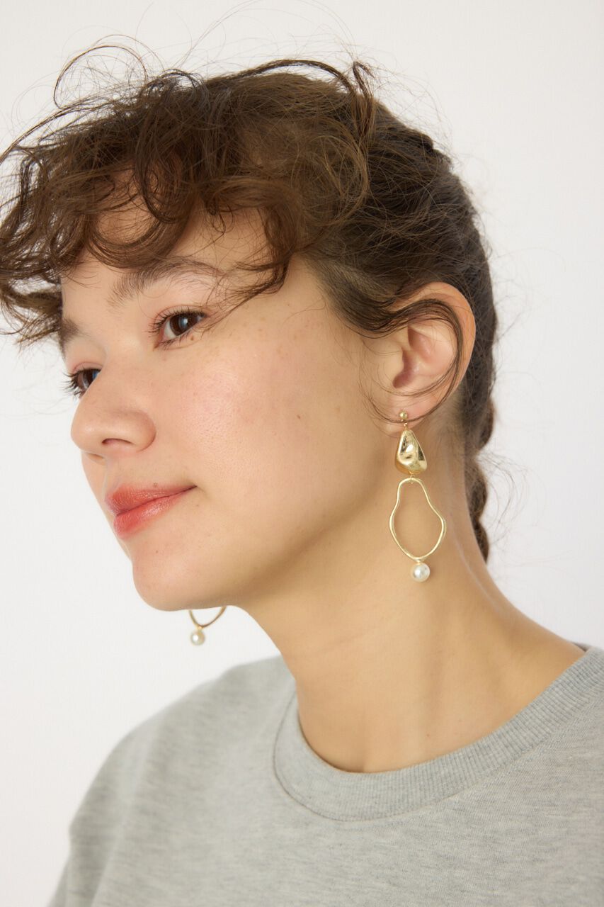 RODEO CROWNS「ティアドロップ フープミックスピアス」|ピアス|