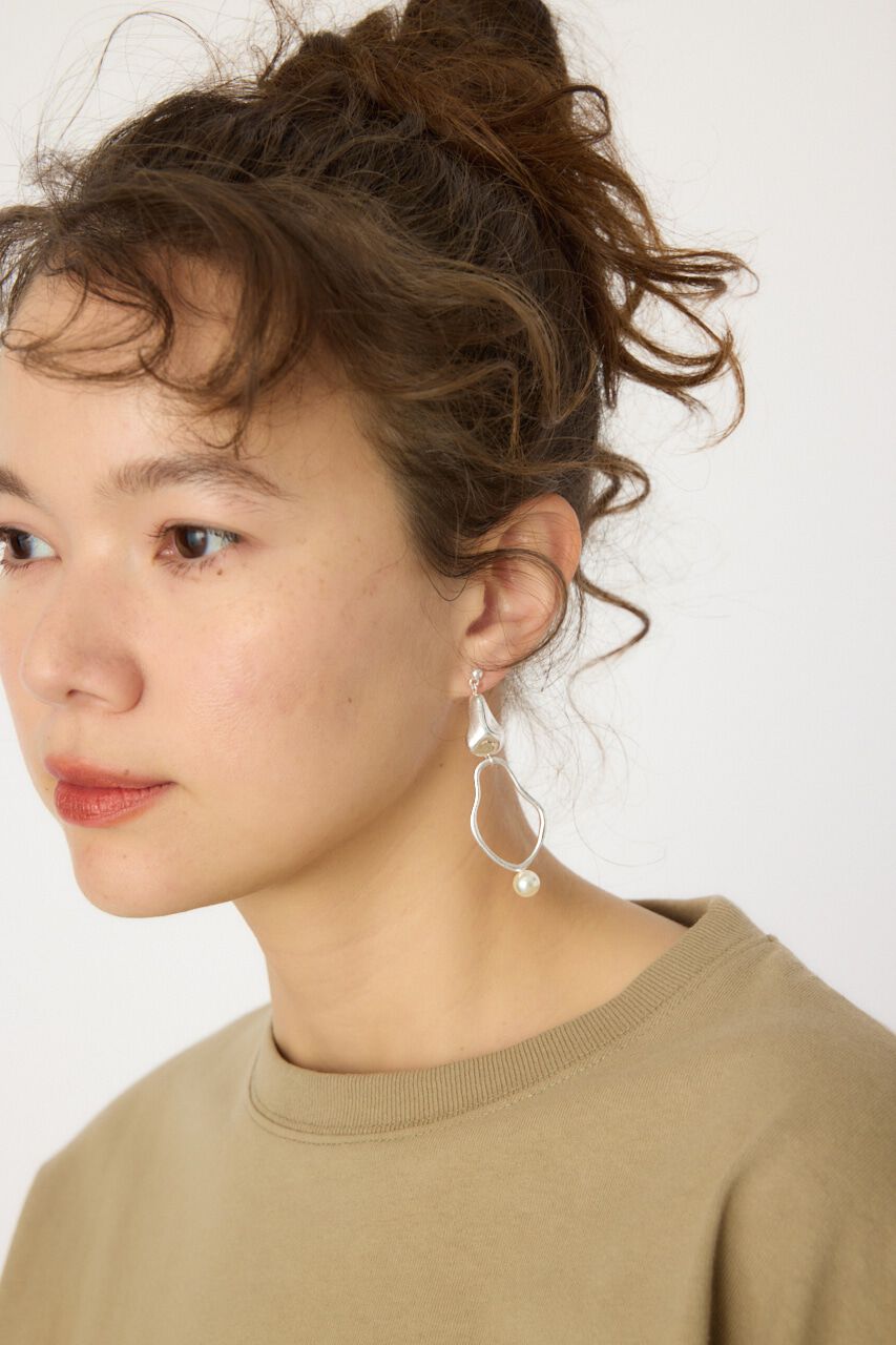 RODEO CROWNS「ティアドロップ フープミックスピアス」|ピアス|