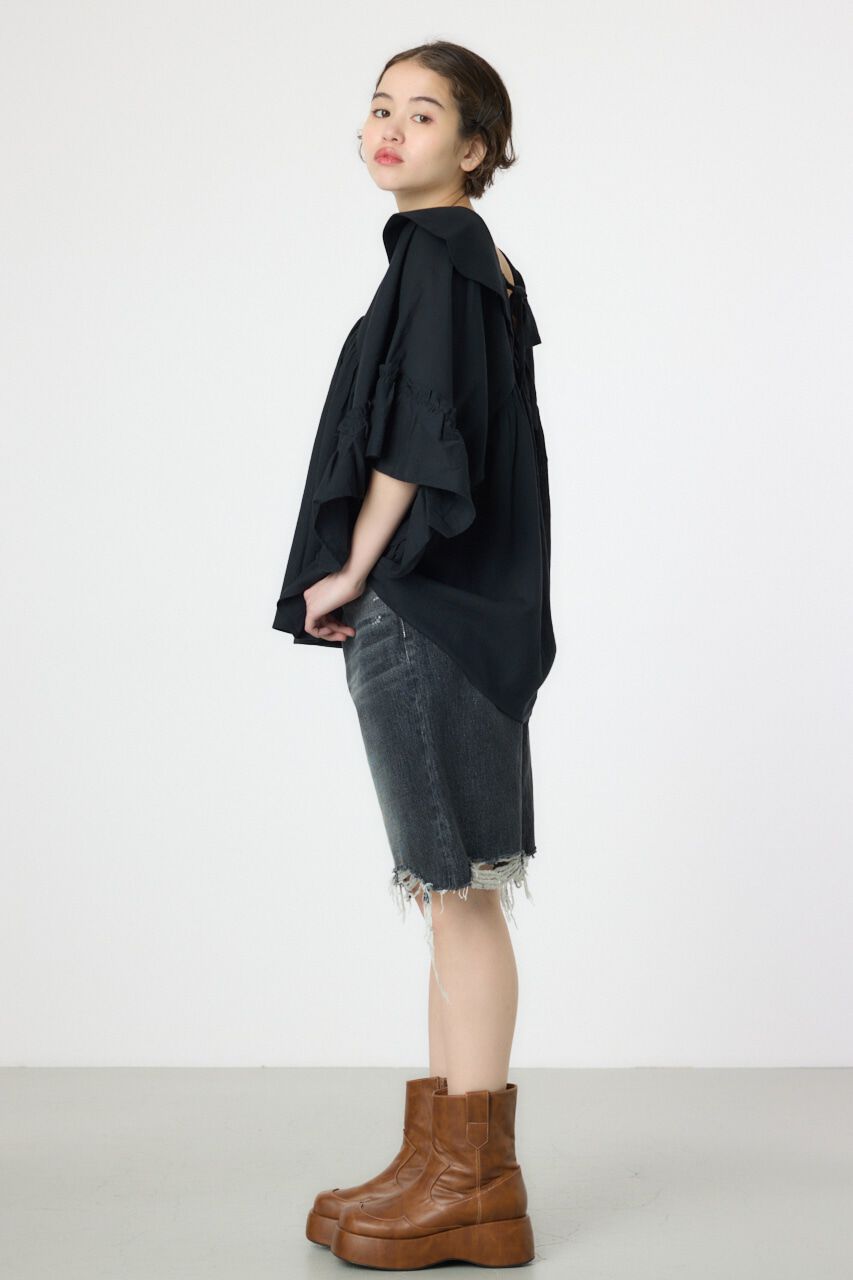 RODEO CROWNS「ボリュームフリルチュニック」|シャツ・ブラウス|