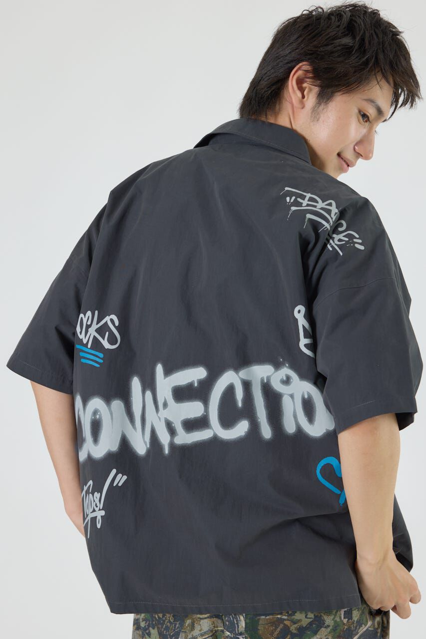 RODEO CROWNS「グラフィティーZIPシャツ」|シャツ・ブラウス|