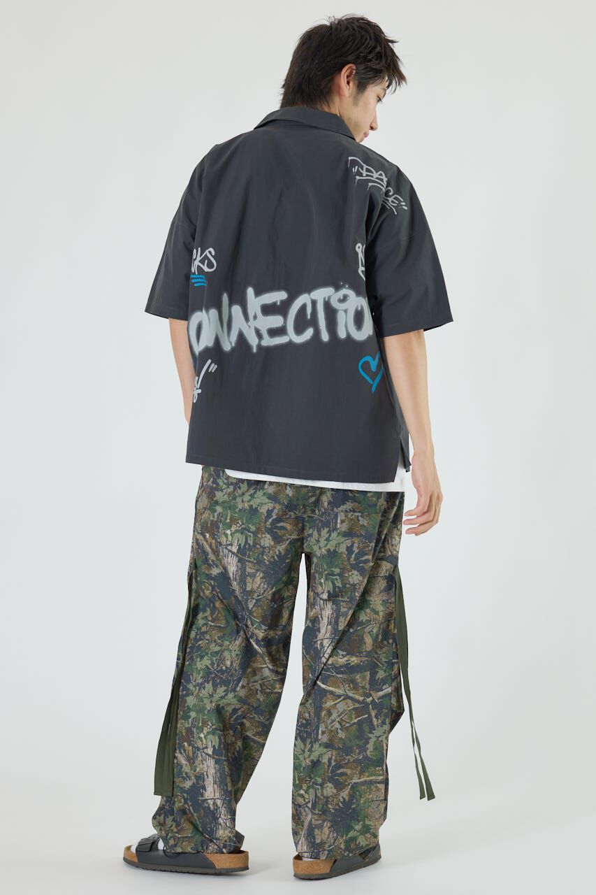 RODEO CROWNS「グラフィティーZIPシャツ」|シャツ・ブラウス|