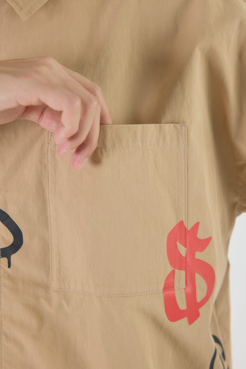 RODEO CROWNS「グラフィティーZIPシャツ」|シャツ・ブラウス|