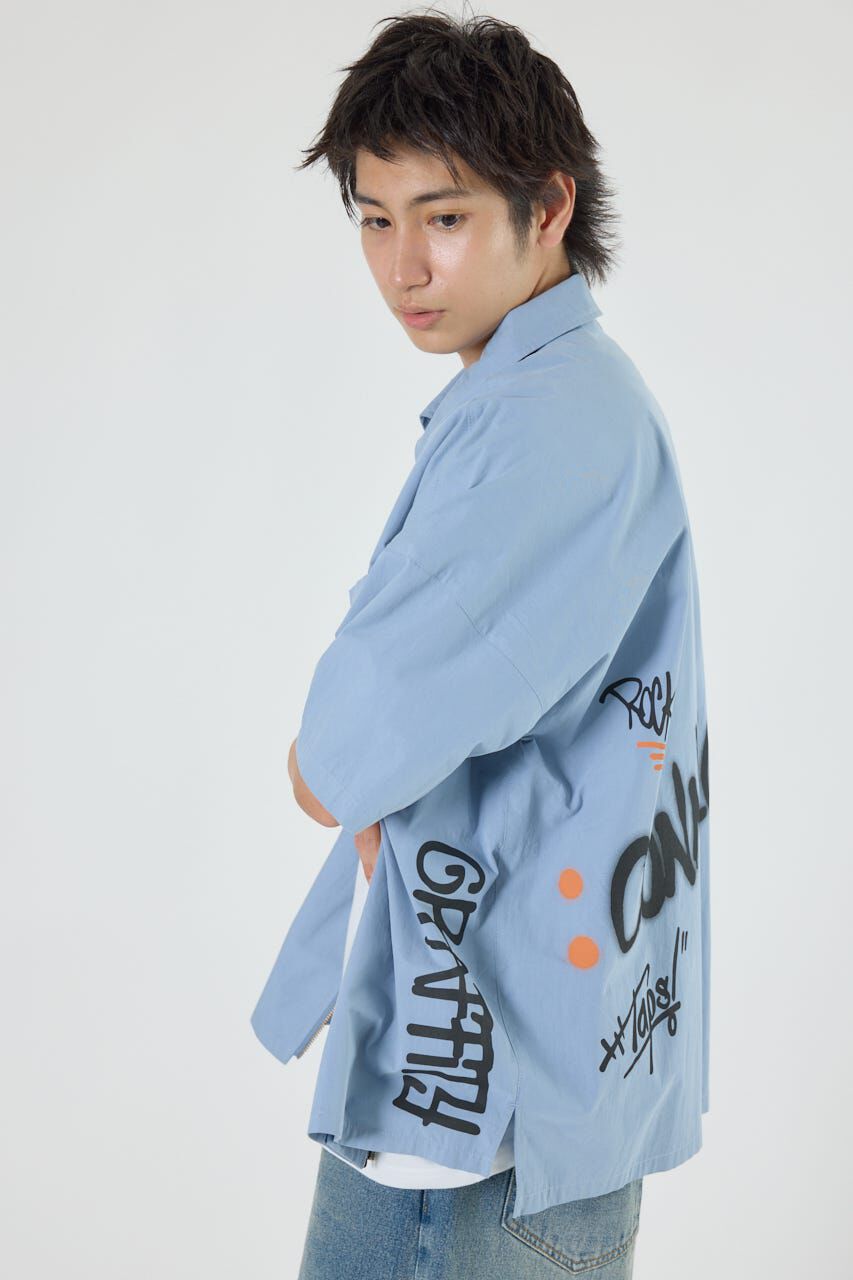 RODEO CROWNS「グラフィティーZIPシャツ」|シャツ・ブラウス|