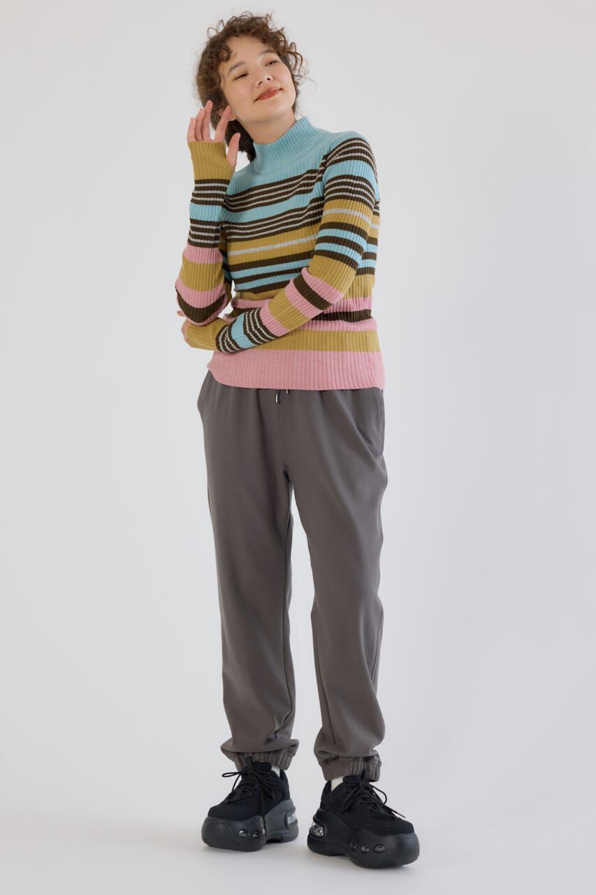 RODEO CROWNS「マルチボーダーニットトップス」|ニット・セーター|