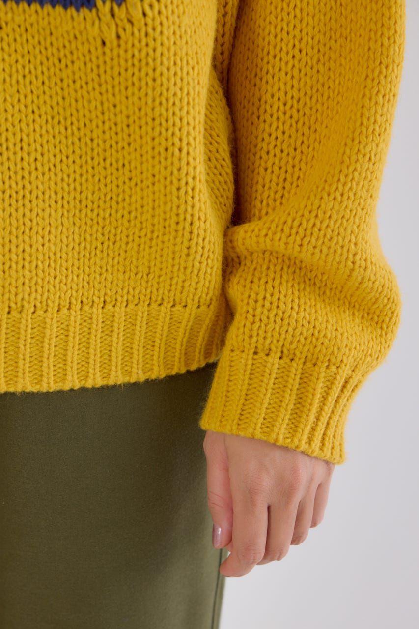 RODEO CROWNS「ローゲージジャガードニットトップス」|ニット・セーター|