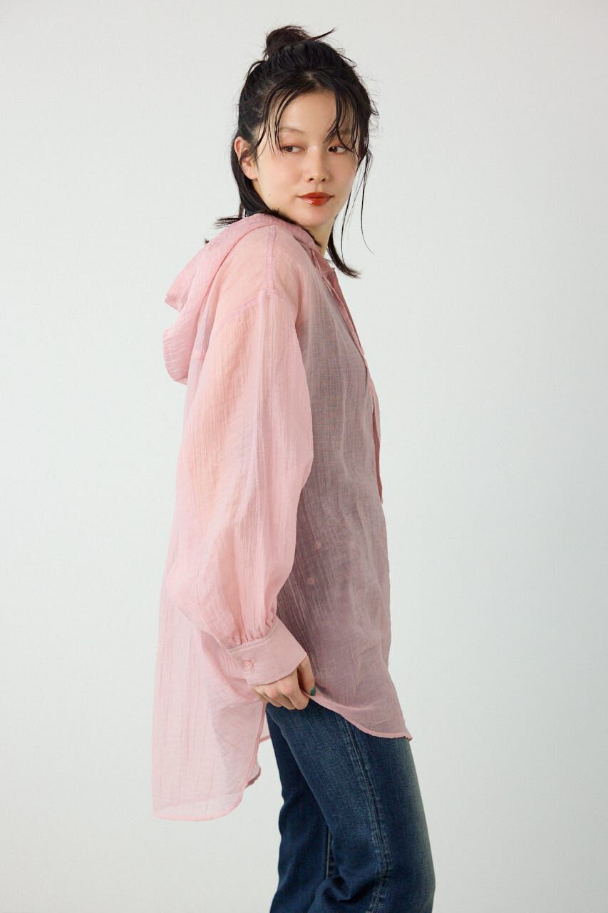 RODEO CROWNS「ワッシャーフーディーシャツ」|シャツ・ブラウス|