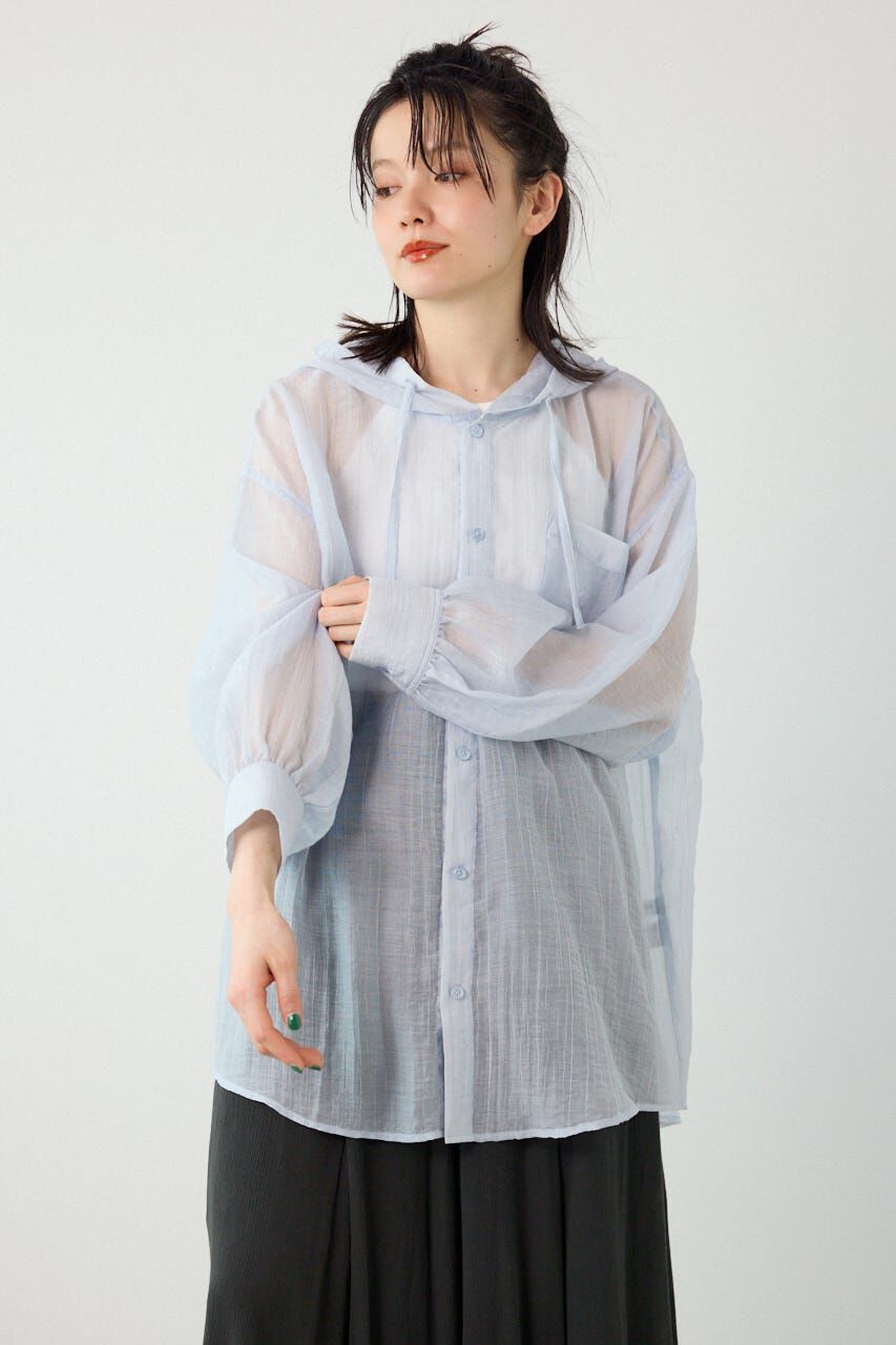 RODEO CROWNS「ワッシャーフーディーシャツ」|シャツ・ブラウス|