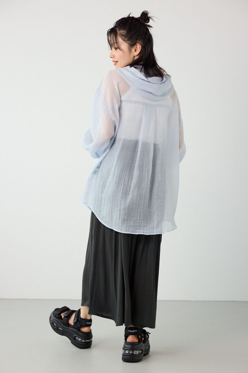 RODEO CROWNS「ワッシャーフーディーシャツ」|シャツ・ブラウス|