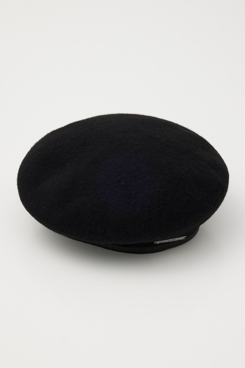 SLY「PLATE NAME WOOL ベレー」|その他|BLK