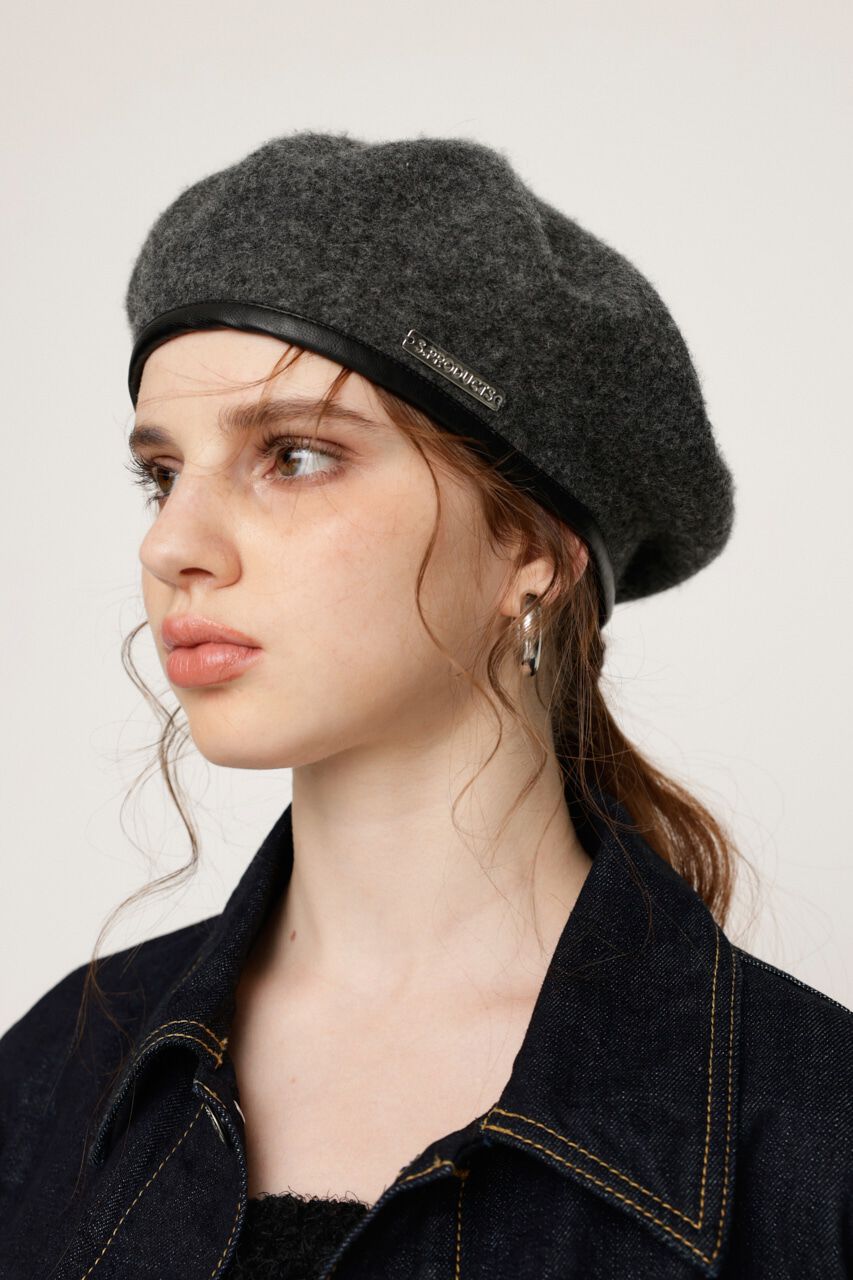 SLY「PLATE NAME WOOL ベレー」|その他|