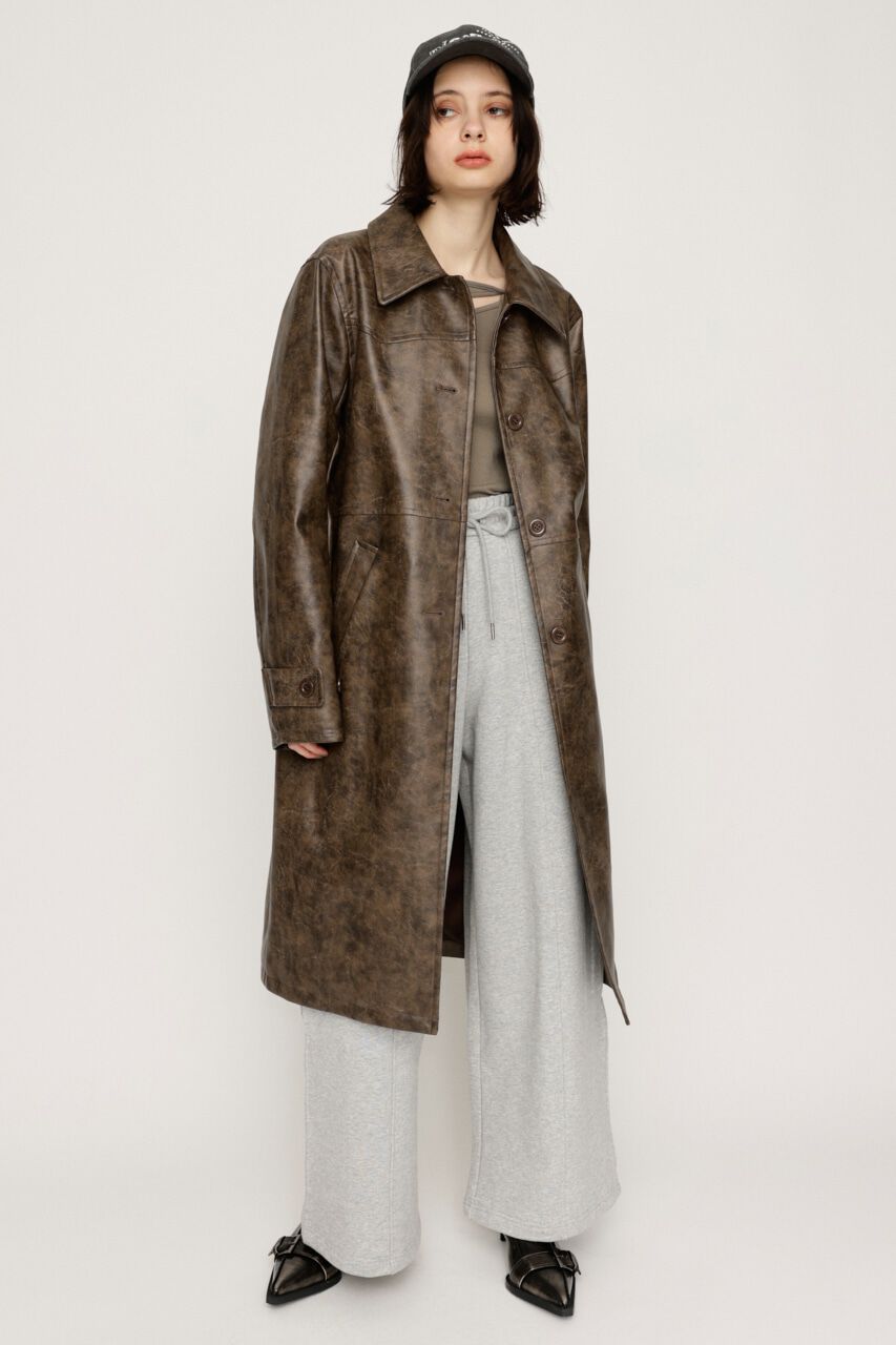 SLY「LONG F／LEATHER ジャケット」|その他|