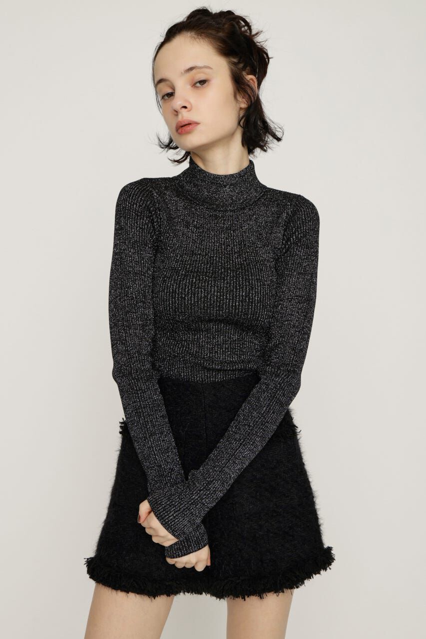 SLY「GLITTER COMPACT トップス」|ニット・セーター|