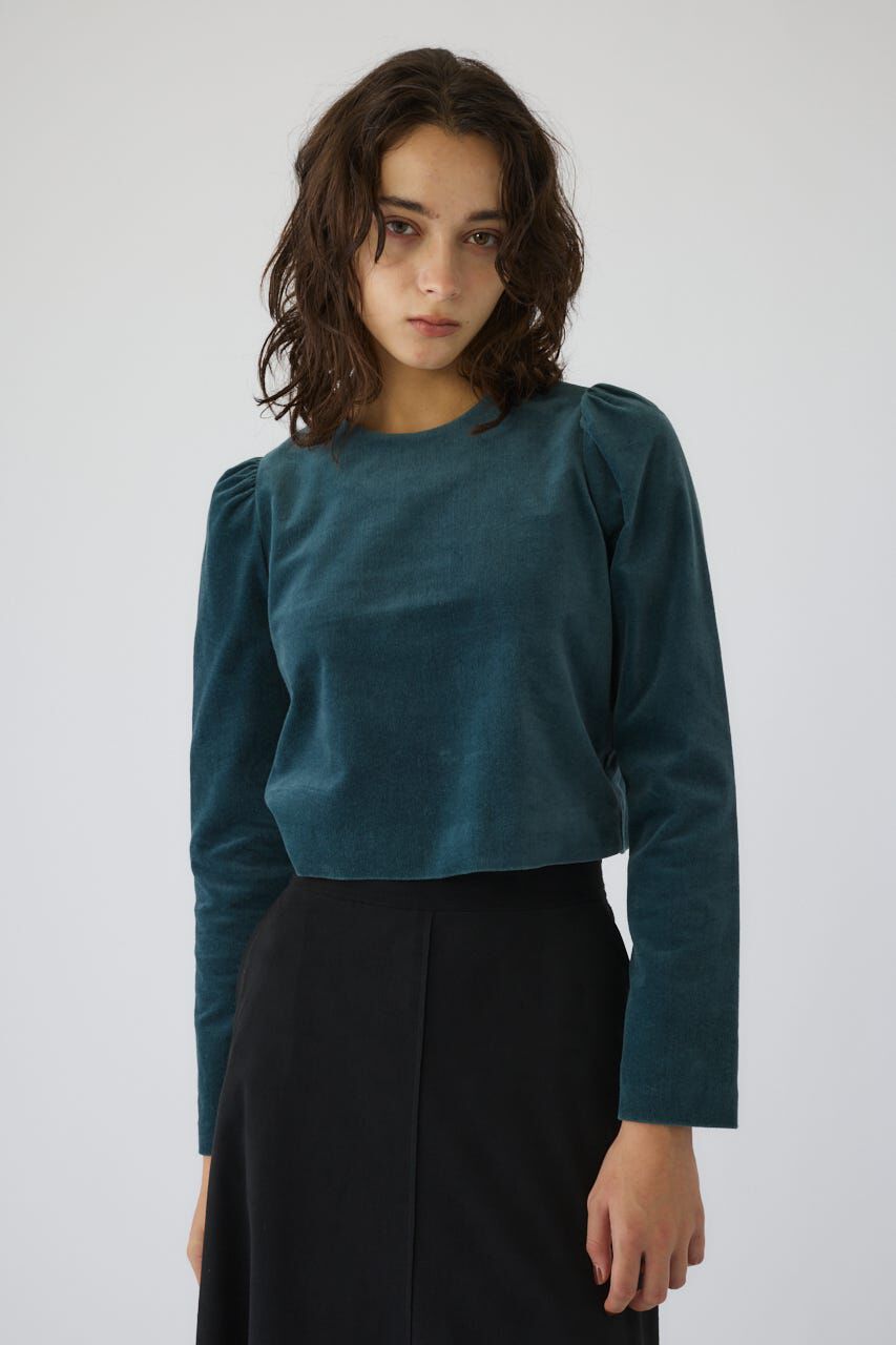 RIM.ARK 「Puff corduroy compact tops」|シャツ・ブラウス|GRN