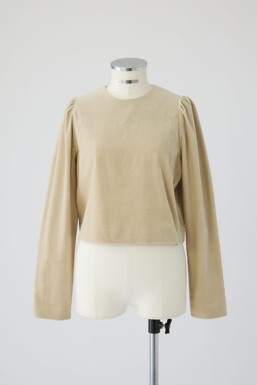 RIM.ARK 「Puff corduroy compact tops」|シャツ・ブラウス|L/BEG1