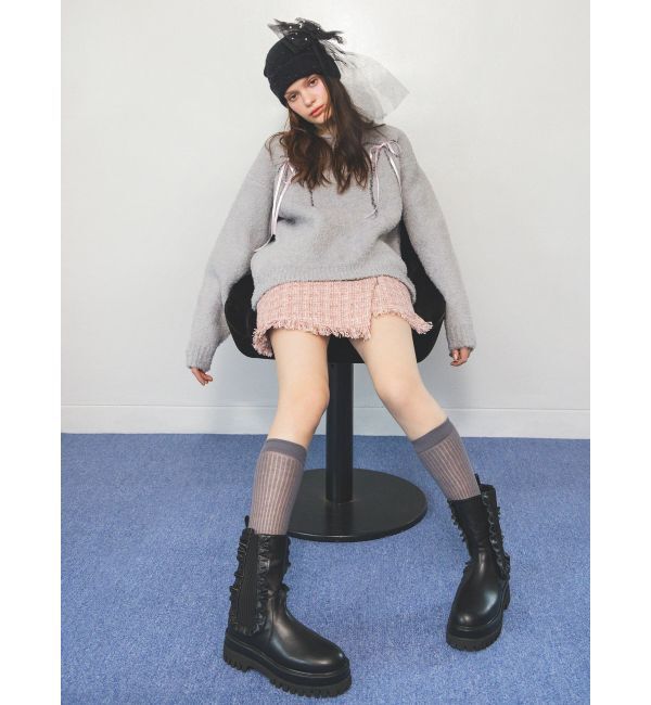 CALNAMUR「TWEED SKIRT PANTS/ツイードスカートパンツ」|スカート|