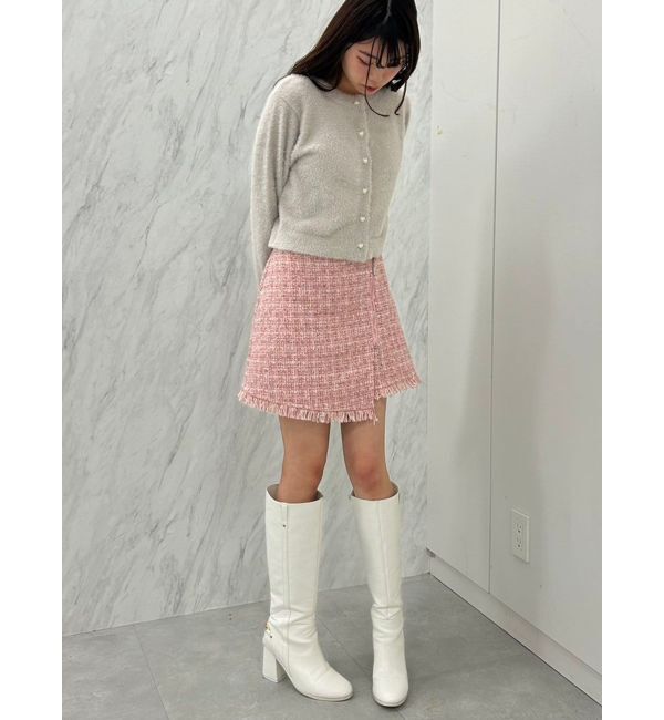 CALNAMUR「TWEED SKIRT PANTS/ツイードスカートパンツ」|スカート|