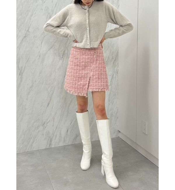 CALNAMUR「TWEED SKIRT PANTS/ツイードスカートパンツ」|スカート|