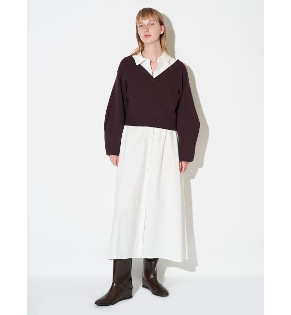 ELENDEEK「V-NECK KT SET OP」|ワンピース|