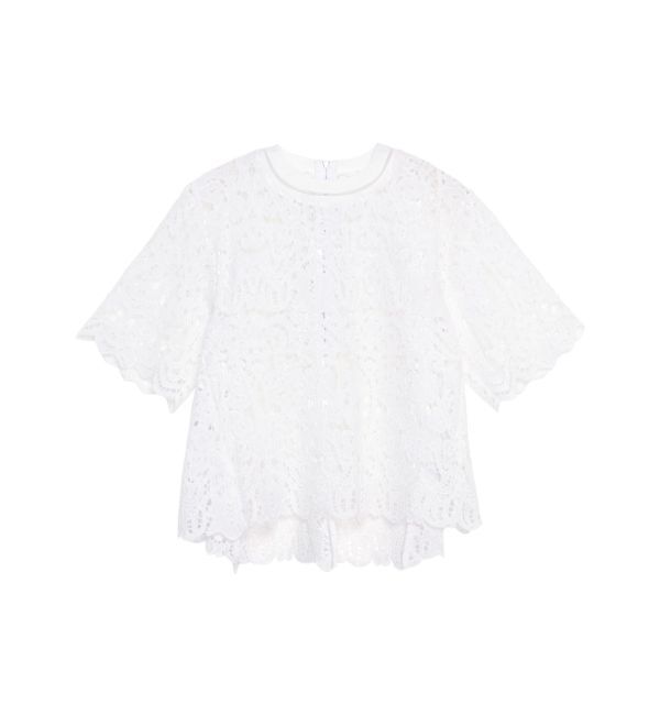 ELENDEEK「LACE T-BL」|シャツ・ブラウス|