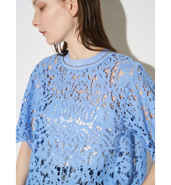 ELENDEEK「LACE T-BL」|シャツ・ブラウス|